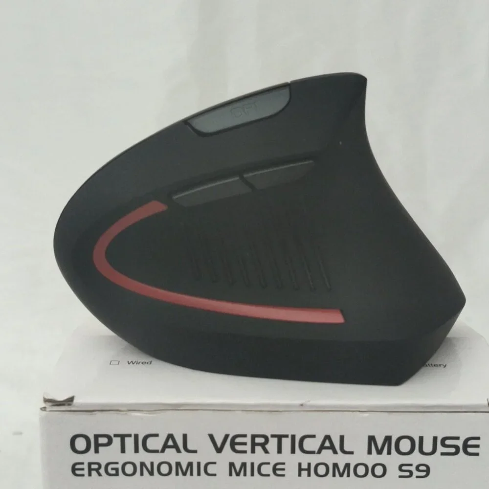 6D Wireless Optical Vertical Mouse Ergonomic Mice Homoo S9 NEW